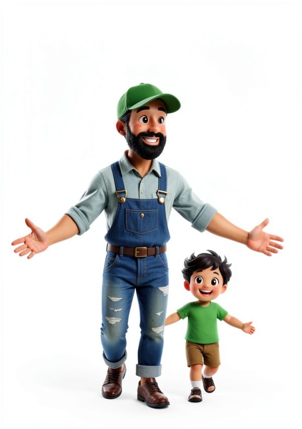 My Dad My Hero Professions Kids Career Book English 32‑Page Ages 4‑8-0