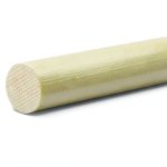USA Sealing G-10/FR4 Garolite Rod 5/16" Diameter 4 ft Yellow-0