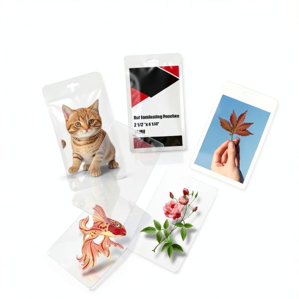 Luggage Tag Laminating Pouch 120 Pack 10 Mil JUXYES 2.5x4.25in-6